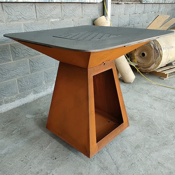 Freestanding Barbeque Corten Commentaire